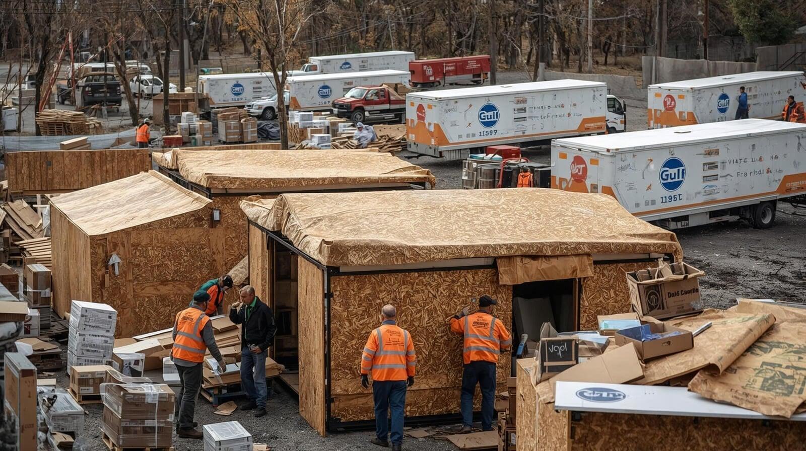 GCC in Global Disaster Relief: Plywood Shelters